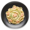 Tagliatelle al Salmone e Zucchini